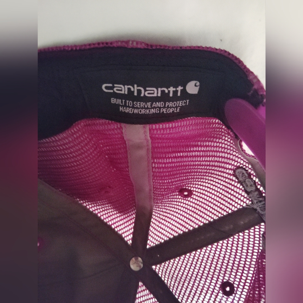 CARHARTT MAGENTA MESH SNAPBACK HAT - Picture 5 of 5